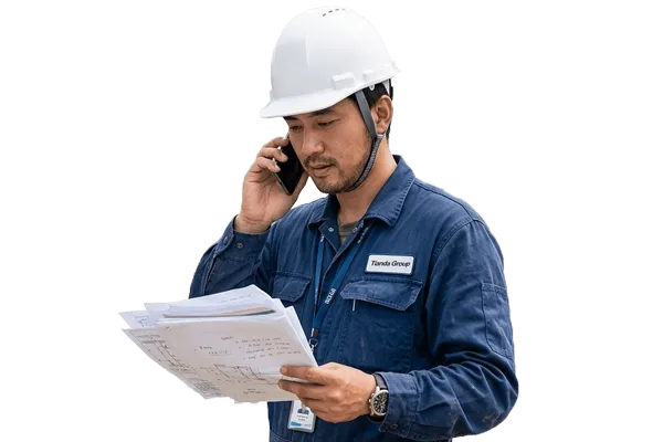 worker with docs